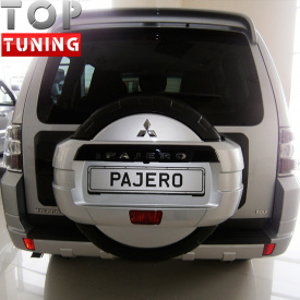 Чехол запаски на Mitsubishi Pajero
